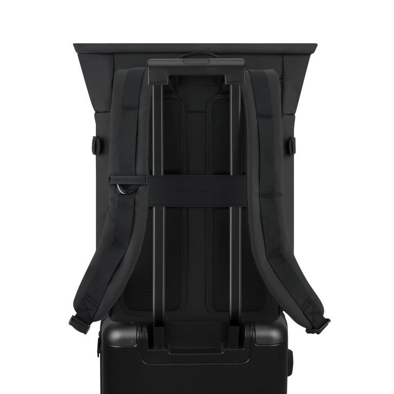 Rucksack Helsinki Modell 2025 All Black, Farbe: schwarz, Marke: Kapten & Son, EAN: 4251145254186, Abmessungen in cm: 27x44.5x14, Bild 5 von 10