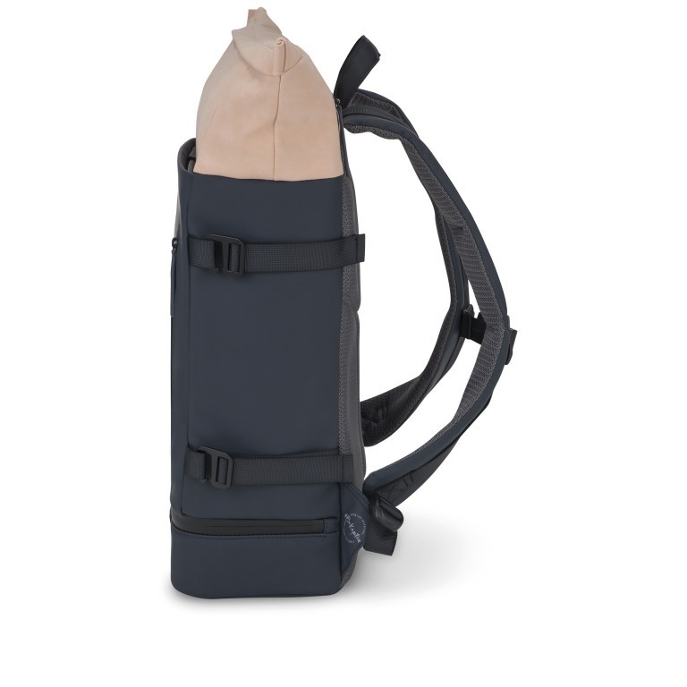 Rucksack Helsinki Navy Blush, Farbe: blau/petrol, Marke: Kapten & Son, EAN: 4251145251055, Abmessungen in cm: 32x53.5x17, Bild 3 von 6