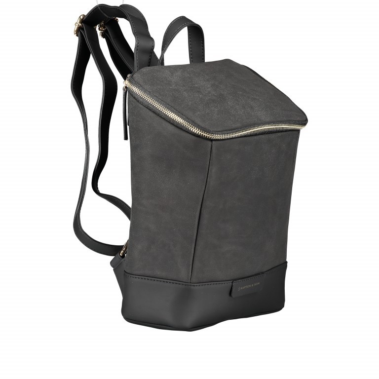 Rucksack Lohja All Black, Farbe: schwarz, Marke: Kapten & Son, EAN: 4251145251062, Abmessungen in cm: 23x30x10.5, Bild 2 von 8