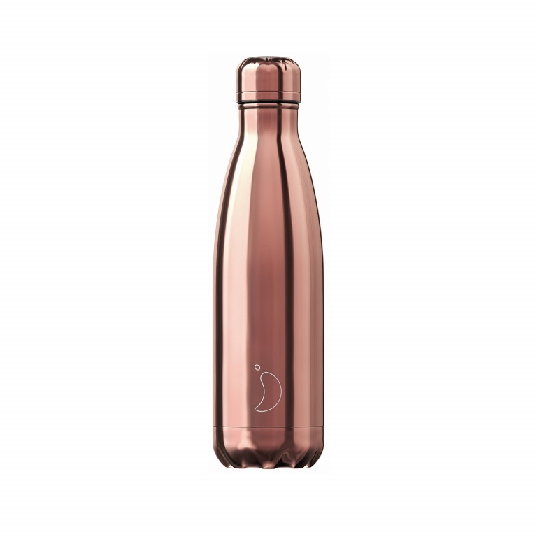 Trinkflasche Chrome Volumen 500 ml Rosegold, Farbe: metallic, Marke: Chilly's Bottles, EAN: 5056243500024, Bild 1 von 1