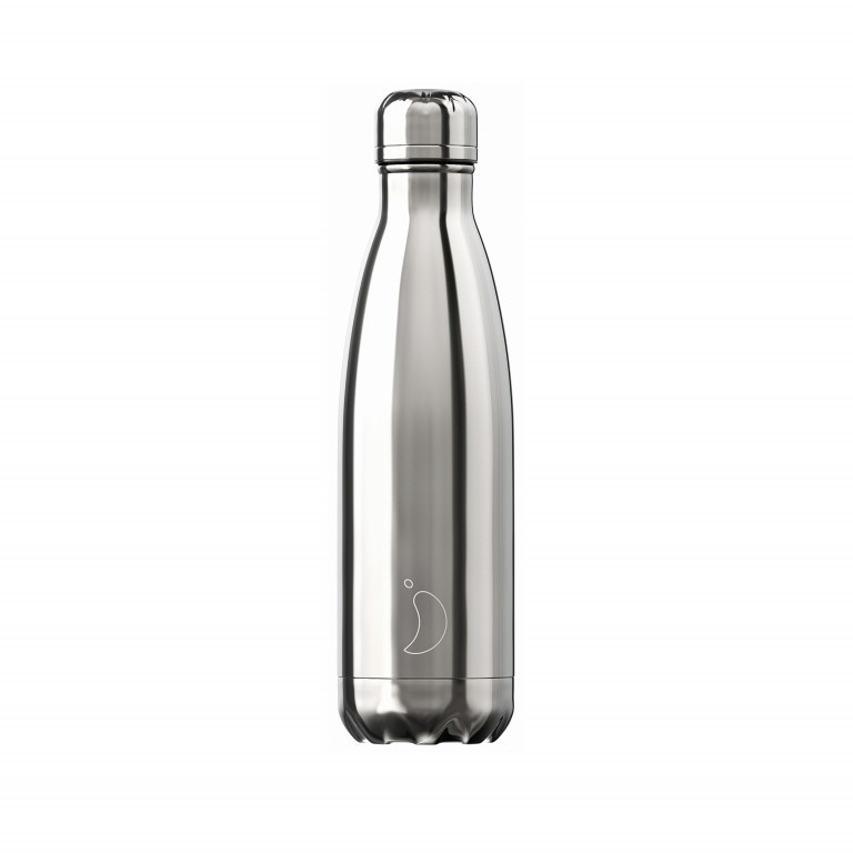 Trinkflasche Chrome Volumen 500 ml Silver, Farbe: metallic, Marke: Chilly's Bottles, EAN: 5056243500031, Bild 1 von 1