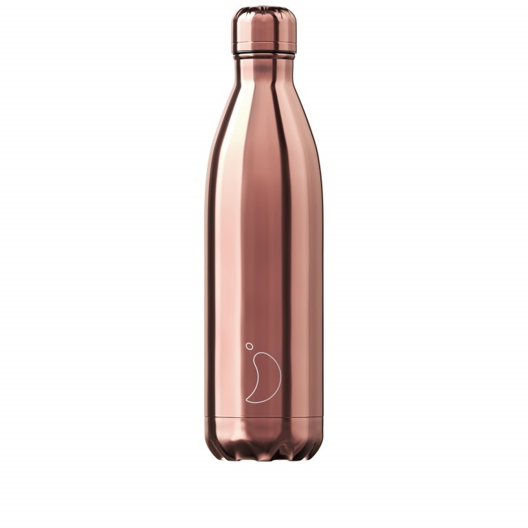 Trinkflasche Chrome Größe 750 ml Rosegold, Farbe: metallic, Marke: Chilly's Bottles, EAN: 5056243500048, Bild 1 von 1