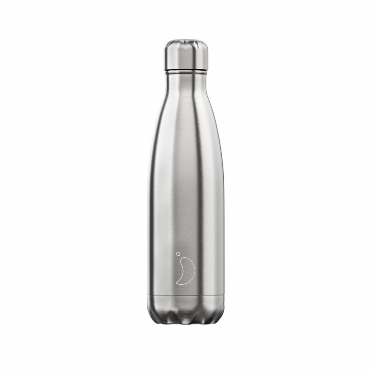 Trinkflasche Stainless Steel Größe 500 ml Silver, Farbe: metallic, Marke: Chilly's Bottles, EAN: 5056243500512, Bild 1 von 1