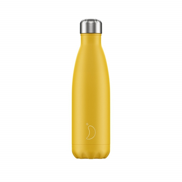 Trinkflasche Matte Volumen 500 ml Burnt Yellow, Farbe: gelb, Marke: Chilly's Bottles, EAN: 5056243500130, Bild 1 von 1