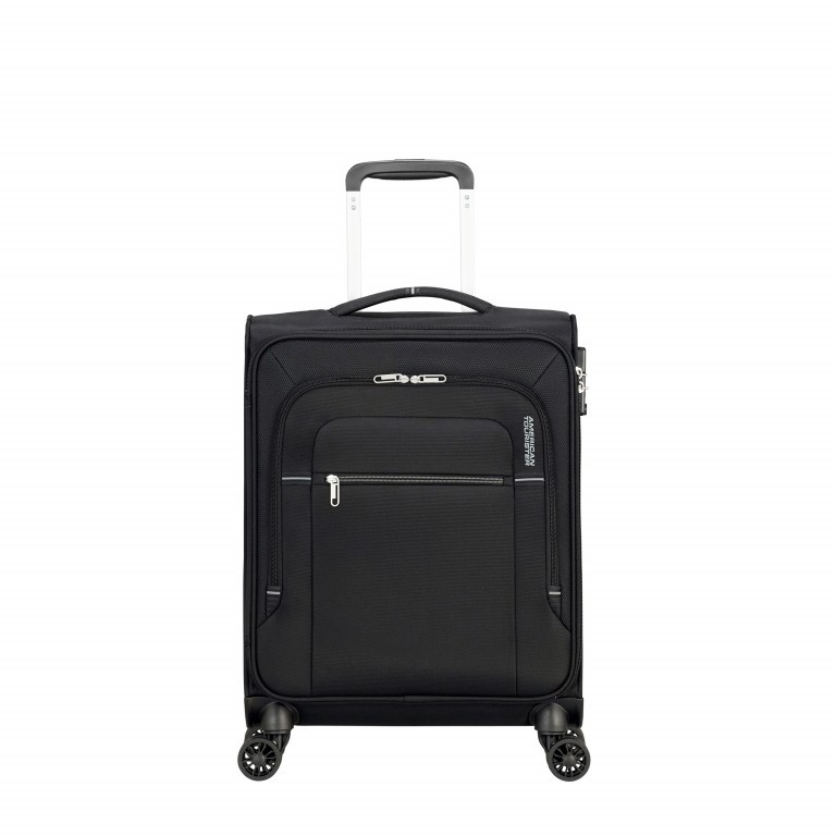 Trolley Crosstrack 55 cm Black Grey, Farbe: schwarz, Marke: American Tourister, EAN: 5400520065551, Abmessungen in cm: 40x55x20, Bild 1 von 7