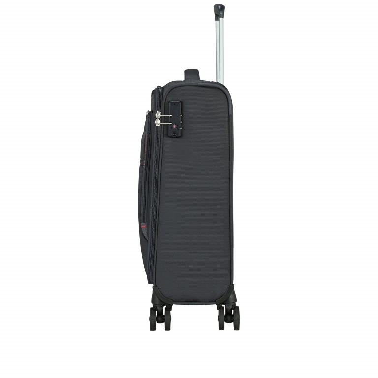 Trolley Crosstrack 55 cm Grey Red, Farbe: grau, Marke: American Tourister, EAN: 5400520065575, Abmessungen in cm: 40x55x20, Bild 3 von 7