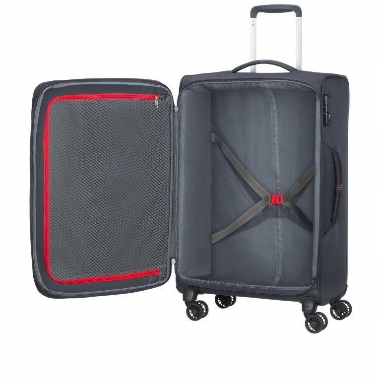 Trolley Crosstrack 67 cm Grey Red, Farbe: grau, Marke: American Tourister, EAN: 5400520065612, Abmessungen in cm: 42x67.5x27.5, Bild 6 von 8