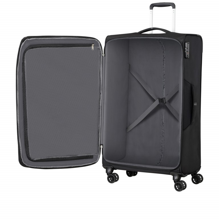 Trolley Crosstrack 79 cm Black Grey, Farbe: schwarz, Marke: American Tourister, EAN: 5400520065636, Abmessungen in cm: 46.5x79x30.5, Bild 6 von 8