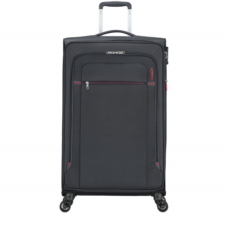 Trolley Crosstrack 79 cm Grey Red, Farbe: grau, Marke: American Tourister, EAN: 5400520065650, Abmessungen in cm: 46.5x79x30.5, Bild 1 von 6