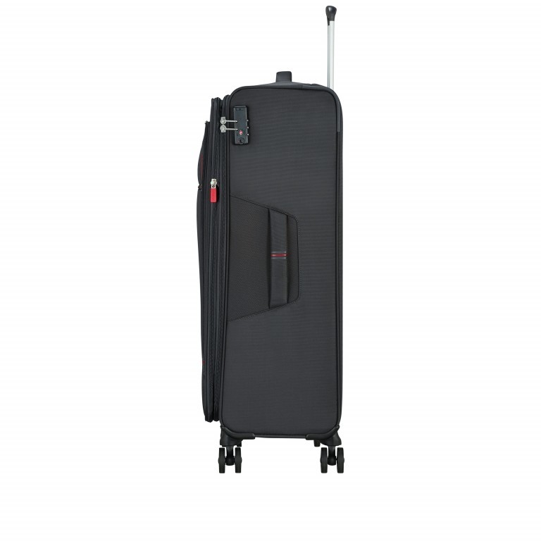 Trolley Crosstrack 79 cm Grey Red, Farbe: grau, Marke: American Tourister, EAN: 5400520065650, Abmessungen in cm: 46.5x79x30.5, Bild 3 von 6