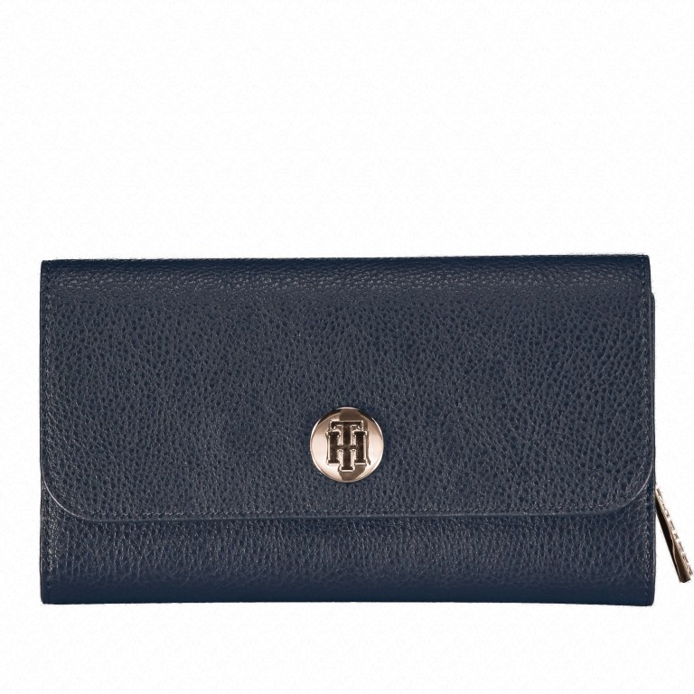 Geldbörse Core Wallet L Corporate, Farbe: blau/petrol, Marke: Tommy Hilfiger, EAN: 8719862799244, Abmessungen in cm: 20.3x10.2x2.5, Bild 1 von 7