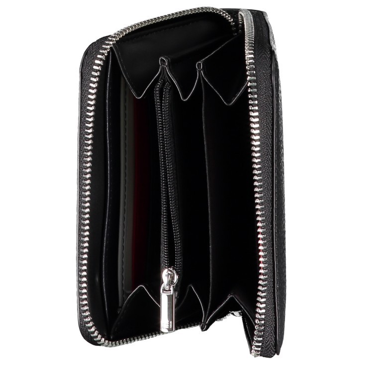 Geldbörse Core Wallet M Black, Farbe: schwarz, Marke: Tommy Hilfiger, EAN: 8719862800773, Abmessungen in cm: 16.2x12.7x2.5, Bild 3 von 3