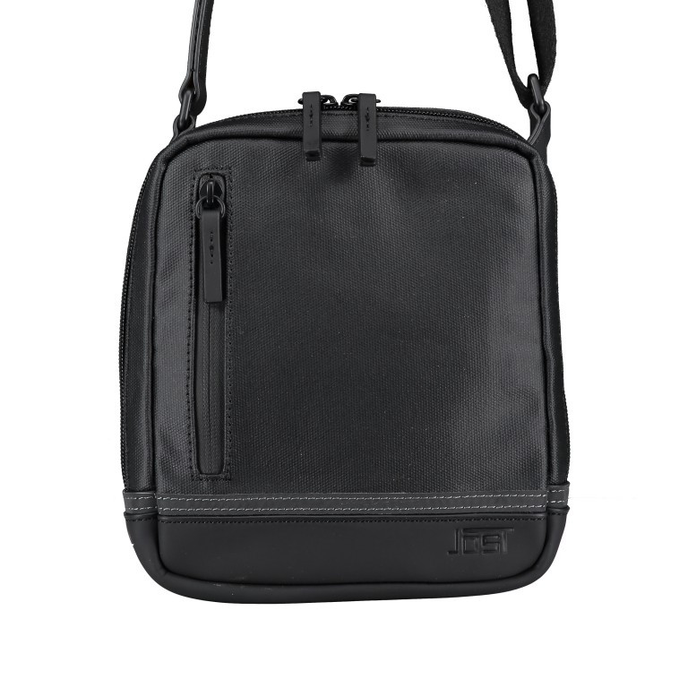 Umhängetasche Billund Zipped Shoulder Bag Black, Farbe: schwarz, Marke: Jost, EAN: 4025307770551, Abmessungen in cm: 18x22x4, Bild 1 von 6