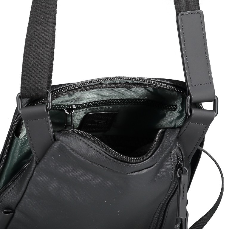 Umhängetasche Billund Zipped Shoulder Bag Black, Farbe: schwarz, Marke: Jost, EAN: 4025307770551, Abmessungen in cm: 18x22x4, Bild 6 von 6