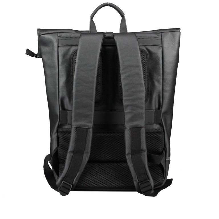 Rucksack Billund Courier Backpack Black, Farbe: schwarz, Marke: Jost, EAN: 4025307771497, Abmessungen in cm: 41x46x12, Bild 4 von 7