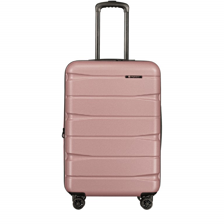 Koffer ABS13 66 cm Rose Gold, Farbe: rosa/pink, Marke: Franky, EAN: 4251672711954, Abmessungen in cm: 44.5x66x28, Bild 1 von 10