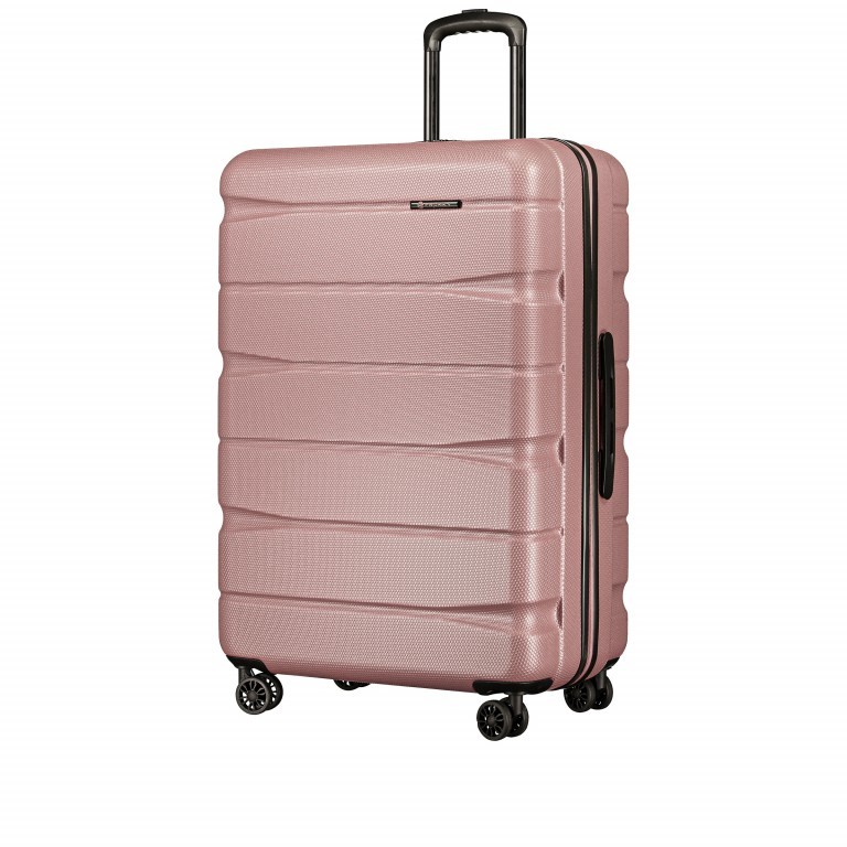 Koffer ABS13 76 cm Rose Gold, Farbe: rosa/pink, Marke: Franky, EAN: 4251672711961, Abmessungen in cm: 51x76x30, Bild 2 von 8