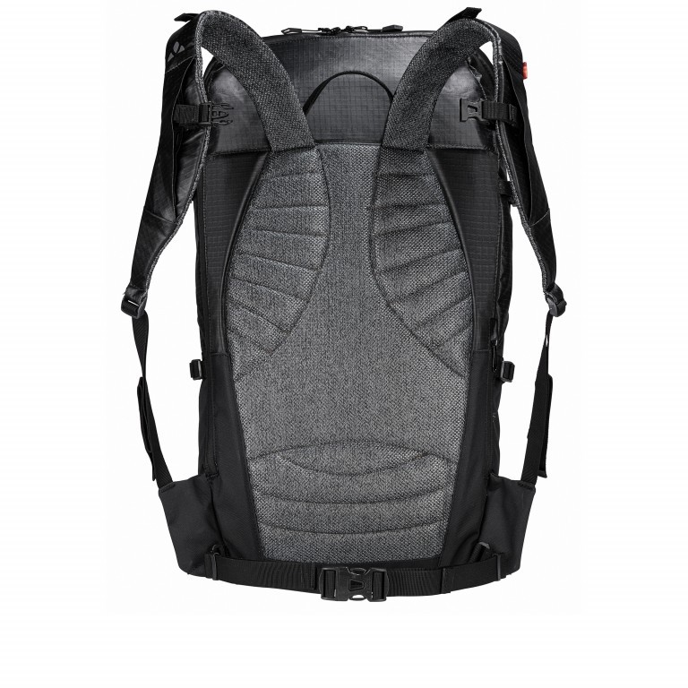 Rucksack City CityGo 30 Black, Farbe: schwarz, Marke: Vaude, EAN: 4052285882105, Abmessungen in cm: 32x60x19, Bild 2 von 7