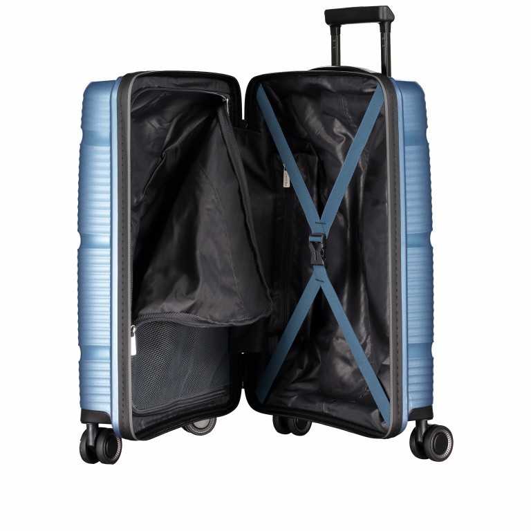 Koffer PP11 55 cm Ice Blue, Farbe: blau/petrol, Marke: Franky, EAN: 4251672738722, Abmessungen in cm: 39.5x55x20, Bild 9 von 10