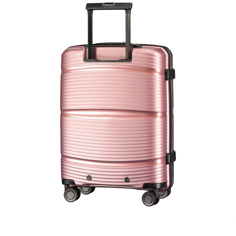Koffer PP11 55 cm Rose Gold, Farbe: rosa/pink, Marke: Franky, EAN: 4251672747649, Abmessungen in cm: 39.5x55x20, Bild 6 von 10