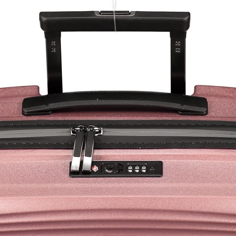 Koffer PP11 55 cm Rose Gold, Farbe: rosa/pink, Marke: Franky, EAN: 4251672747649, Abmessungen in cm: 39.5x55x20, Bild 10 von 10