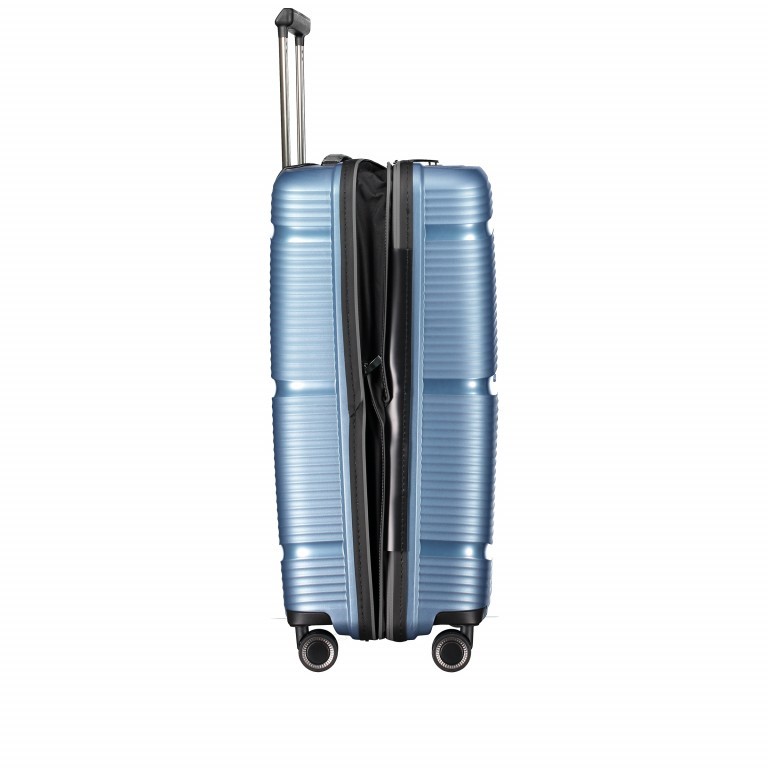 Koffer PP11 66 cm Ice Blue, Farbe: blau/petrol, Marke: Franky, EAN: 4251672738739, Abmessungen in cm: 45.5x66x26, Bild 5 von 10