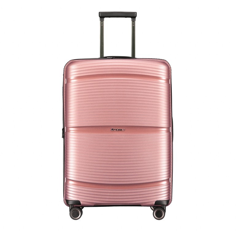 Koffer PP11 66 cm Rose Gold, Farbe: rosa/pink, Marke: Franky, EAN: 4251672747656, Abmessungen in cm: 45.5x66x26, Bild 1 von 10