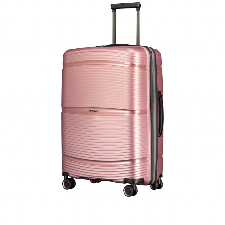 Koffer PP11 66 cm Rose Gold, Farbe: rosa/pink, Marke: Franky, EAN: 4251672747656, Abmessungen in cm: 45.5x66x26, Bild 2 von 10