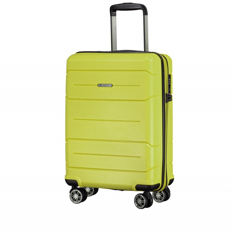 Koffer PP19 55 cm Lime Green, Farbe: grün/oliv, Marke: Franky, EAN: 4251672746321, Abmessungen in cm: 37x55x20, Bild 2 von 9