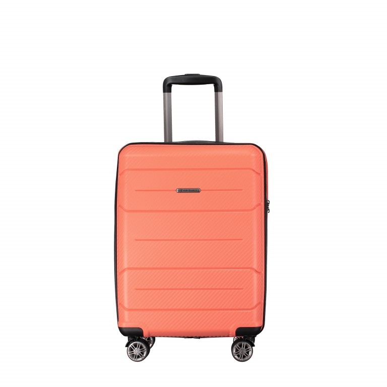 Koffer PP19 55 cm Corale, Farbe: orange, Marke: Franky, EAN: 4251672746406, Abmessungen in cm: 37x55x20, Bild 1 von 9