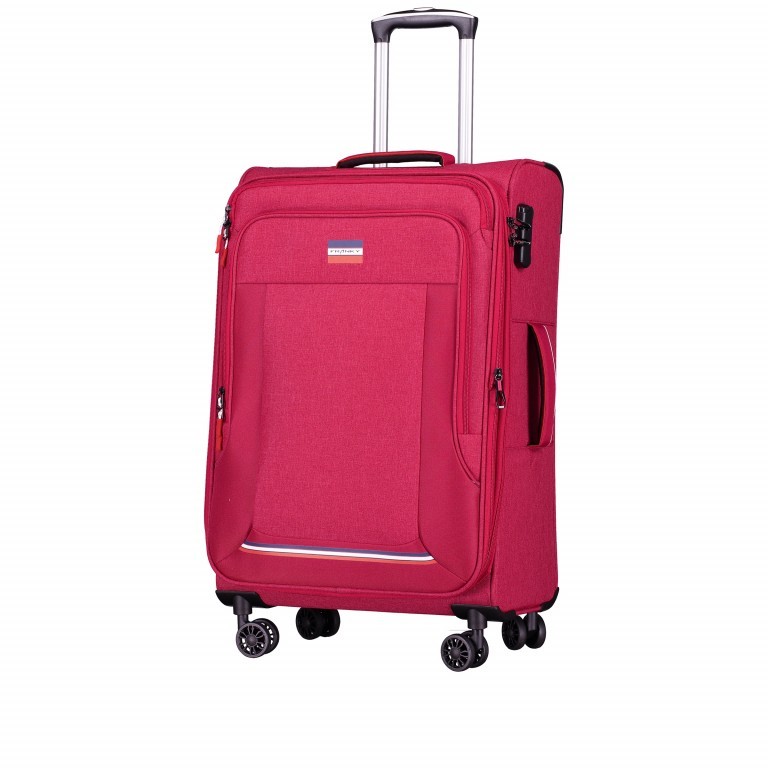 Koffer T22S 69 cm Bordeaux Two Tone, Farbe: rot/weinrot, Marke: Franky, EAN: 4251672745508, Abmessungen in cm: 42x69x29, Bild 2 von 8