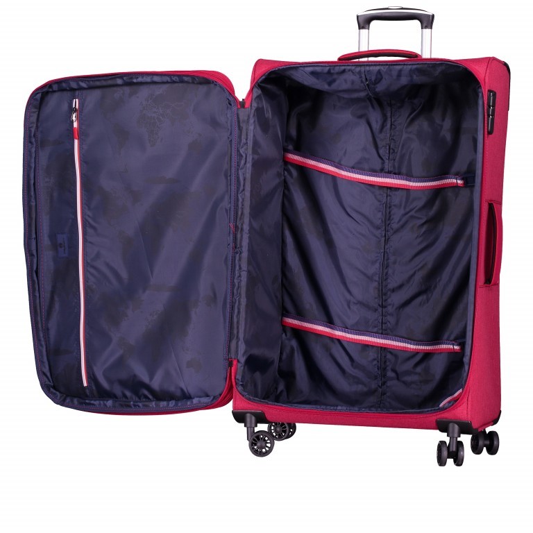Koffer T22S 79 cm Bordeaux Two Tone, Farbe: rot/weinrot, Marke: Franky, EAN: 4251672745515, Abmessungen in cm: 48x79x31, Bild 7 von 7