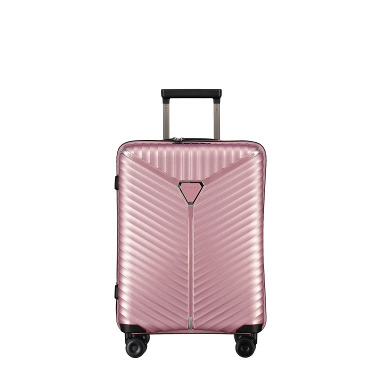 Koffer PP13 55 cm Shiny Rose, Farbe: rosa/pink, Marke: Franky, EAN: 4251672746116, Abmessungen in cm: 39x55x21, Bild 1 von 10