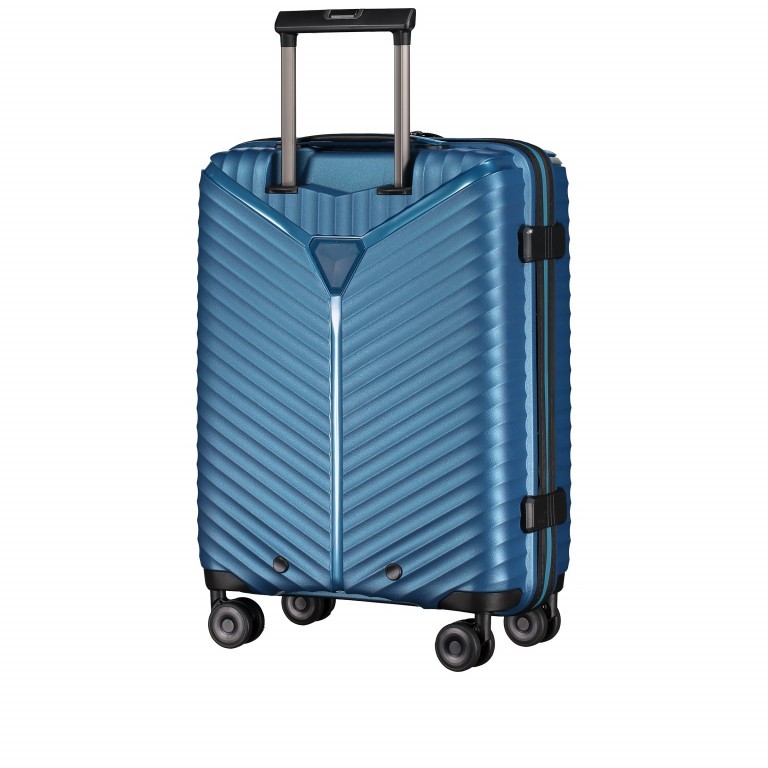 Koffer PP13 55 cm Green Metallic, Farbe: blau/petrol, Marke: Franky, EAN: 4251672746147, Abmessungen in cm: 39x55x21, Bild 6 von 10