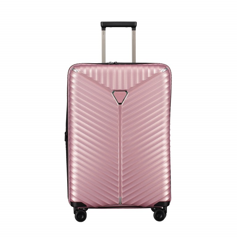 Koffer PP13 66 cm Shiny Rose, Farbe: rosa/pink, Marke: Franky, EAN: 4251672746123, Abmessungen in cm: 45.5x66x26, Bild 1 von 11