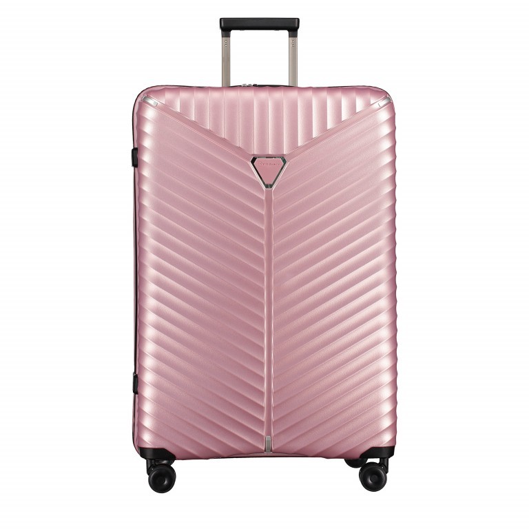 Koffer PP13 76 cm Shiny Rose, Farbe: rosa/pink, Marke: Franky, EAN: 4251672746130, Abmessungen in cm: 51x76x31, Bild 1 von 9