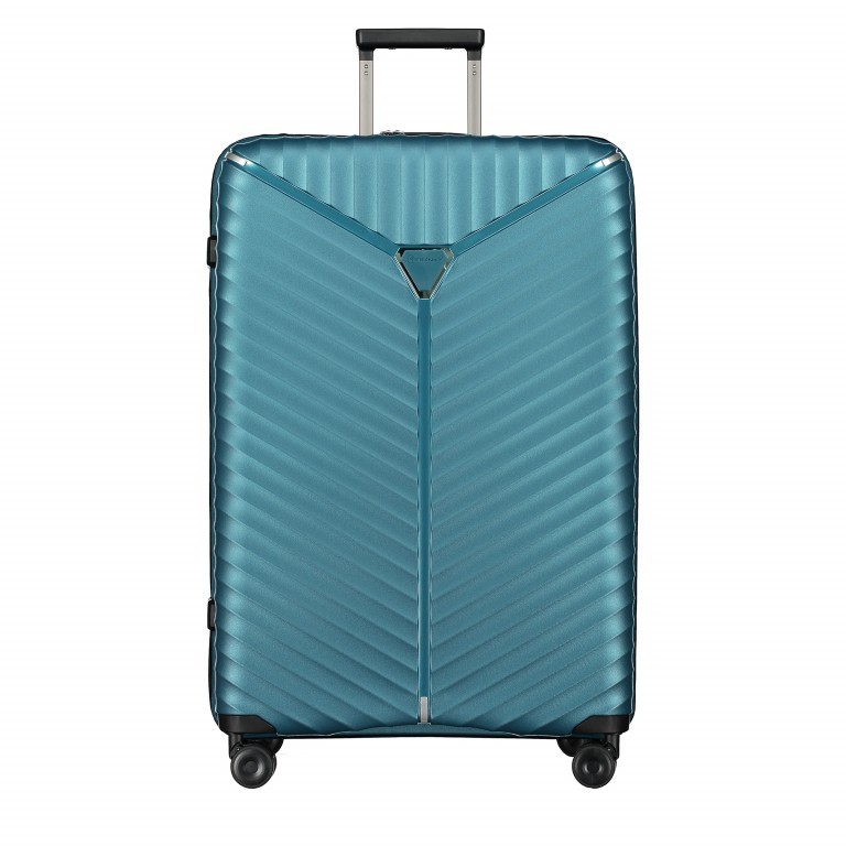 Koffer PP13 76 cm Green Metallic, Farbe: blau/petrol, Marke: Franky, EAN: 4251672746161, Abmessungen in cm: 51x76x31, Bild 1 von 9