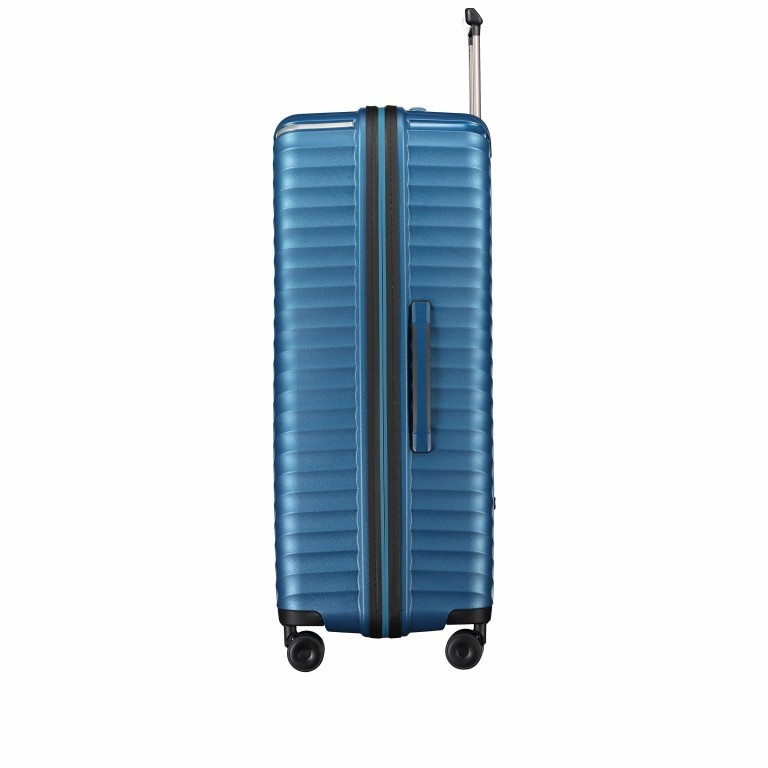 Koffer PP13 76 cm Blue Metallic, Farbe: blau/petrol, Marke: Franky, EAN: 4251672746192, Abmessungen in cm: 51x76x31, Bild 3 von 9