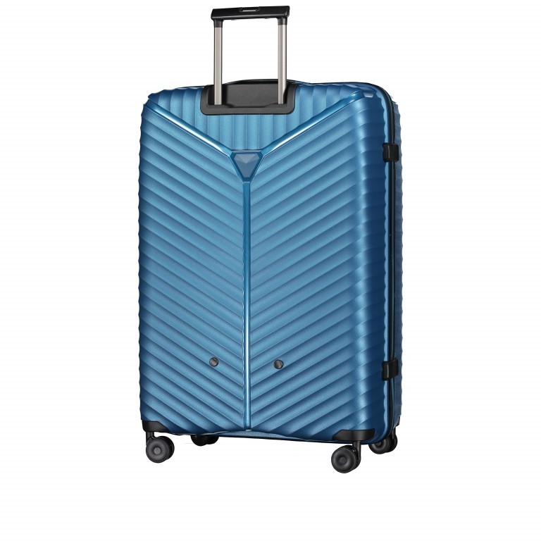 Koffer PP13 76 cm Blue Metallic, Farbe: blau/petrol, Marke: Franky, EAN: 4251672746192, Abmessungen in cm: 51x76x31, Bild 6 von 9