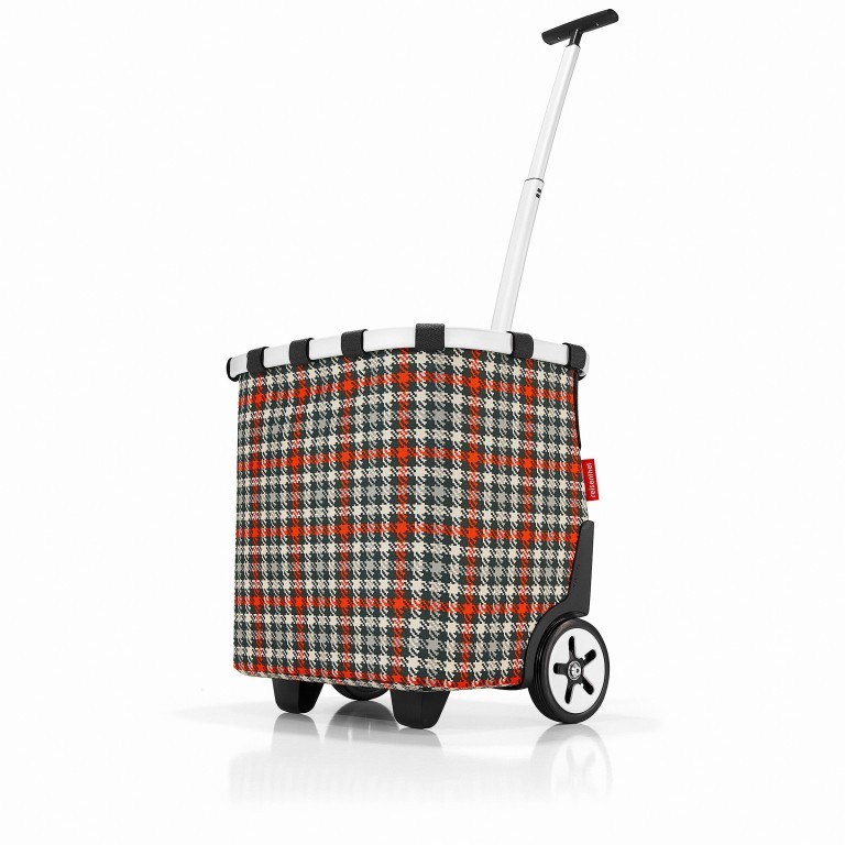 Einkaufsroller Carrycruiser Glencheck Red, Farbe: rot/weinrot, Marke: Reisenthel, Abmessungen in cm: 42x47.5x32, Bild 1 von 7