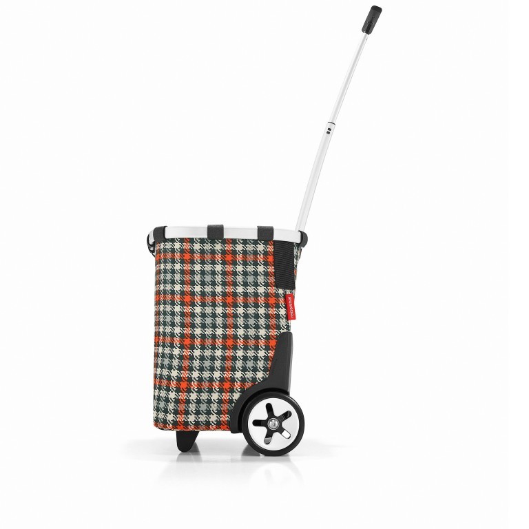 Einkaufsroller Carrycruiser Glencheck Red, Farbe: rot/weinrot, Marke: Reisenthel, Abmessungen in cm: 42x47.5x32, Bild 2 von 7