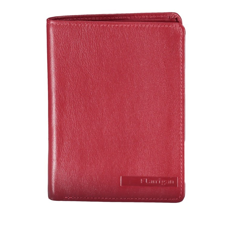 Geldbörse Alba 001 Rot, Farbe: rot/weinrot, Marke: Flanigan, EAN: 4035486093952, Abmessungen in cm: 10x13x2, Bild 1 von 4