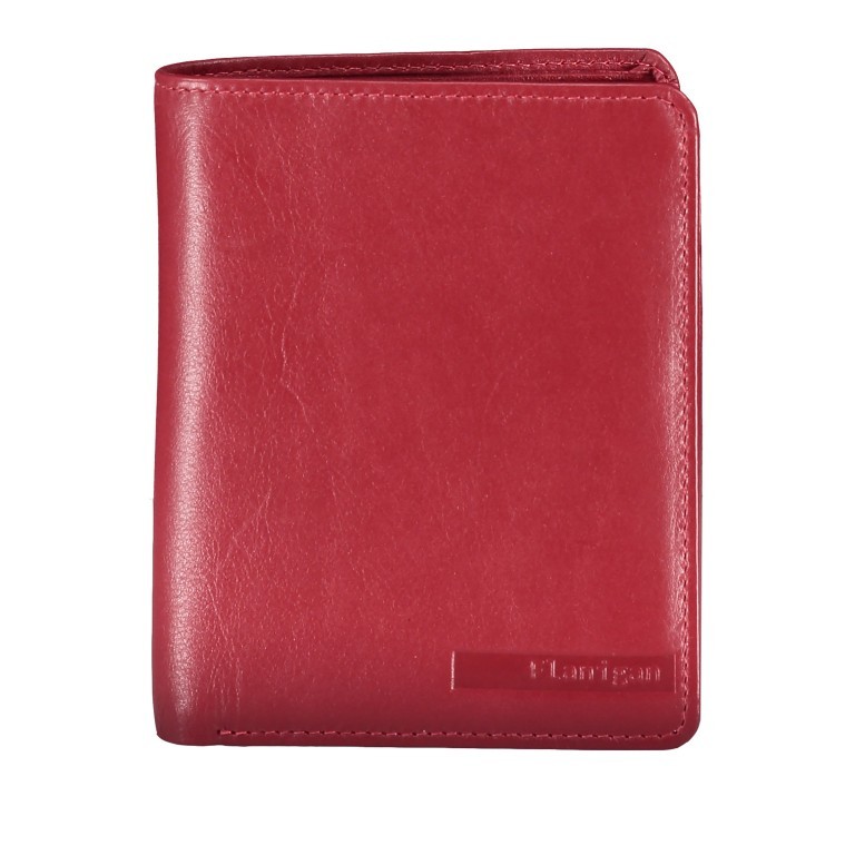 Geldbörse Alba 002 Rot, Farbe: rot/weinrot, Marke: Flanigan, EAN: 4035486093976, Abmessungen in cm: 10x12x2, Bild 1 von 5