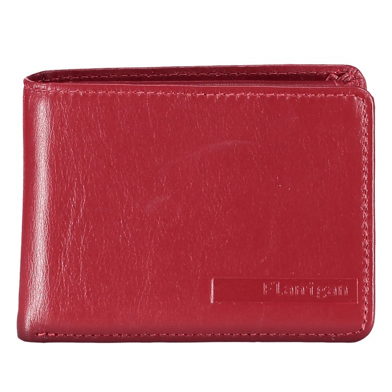 Geldbörse Alba 006 Rot, Farbe: rot/weinrot, Marke: Flanigan, EAN: 4035486094058, Abmessungen in cm: 10x7.5x2, Bild 1 von 4