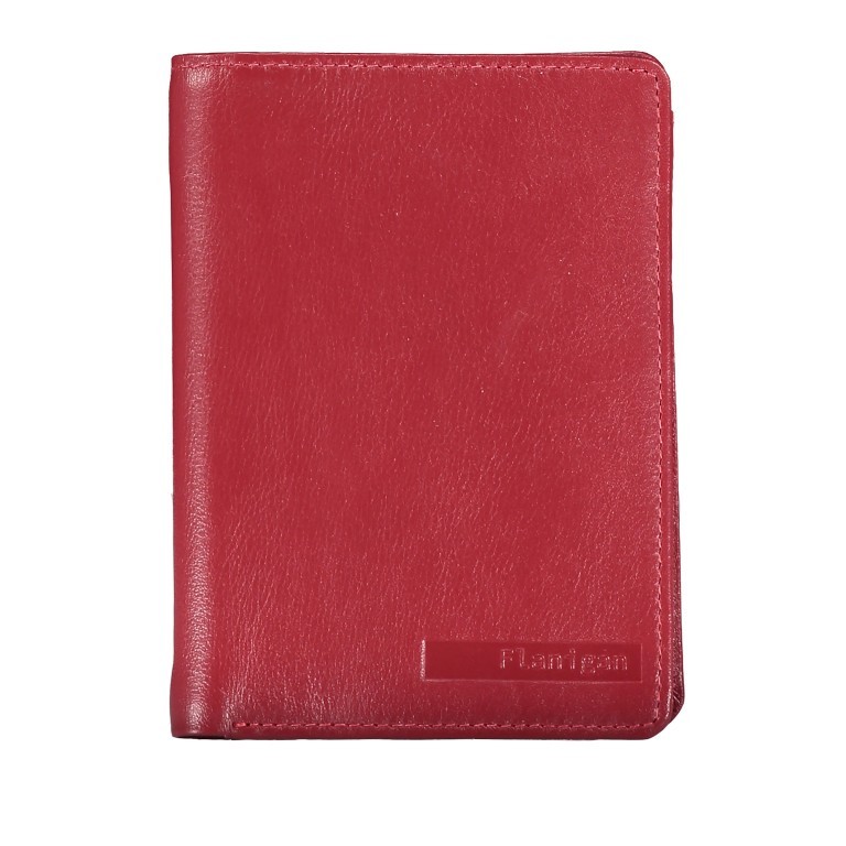 Brieftasche Alba 007 Rot, Farbe: rot/weinrot, Marke: Flanigan, EAN: 4035486094072, Abmessungen in cm: 9x12x1, Bild 1 von 4