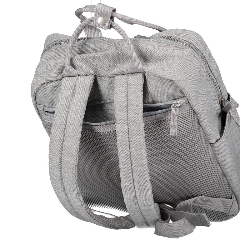 Rucksack RS37 Light Grey, Farbe: grau, Marke: Franky, EAN: 4251672746925, Abmessungen in cm: 25x36x11, Bild 7 von 8