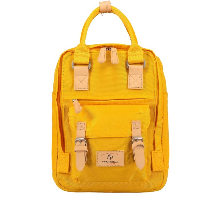 Rucksack RS52-S Yellow, Farbe: gelb, Marke: Franky, EAN: 4251672746826, Abmessungen in cm: 23x31.5x11, Bild 1 von 8