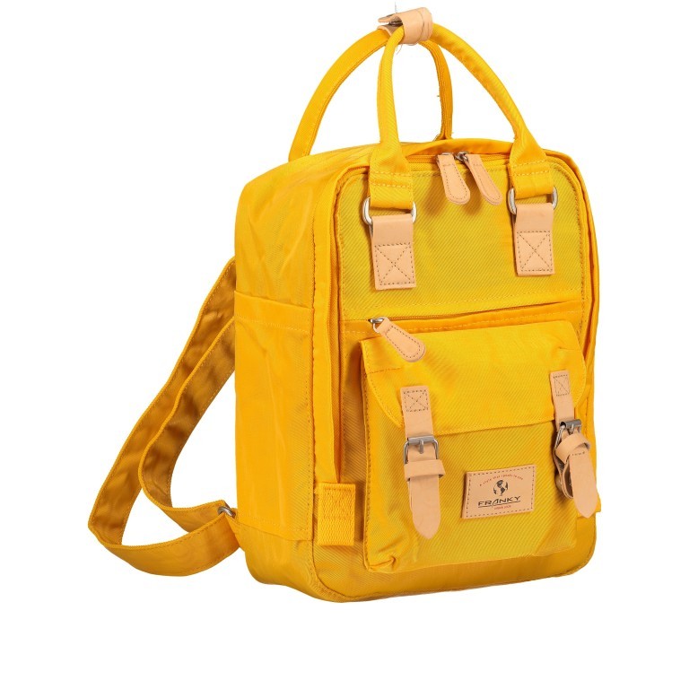 Rucksack RS52-S Yellow, Farbe: gelb, Marke: Franky, EAN: 4251672746826, Abmessungen in cm: 23x31.5x11, Bild 2 von 8