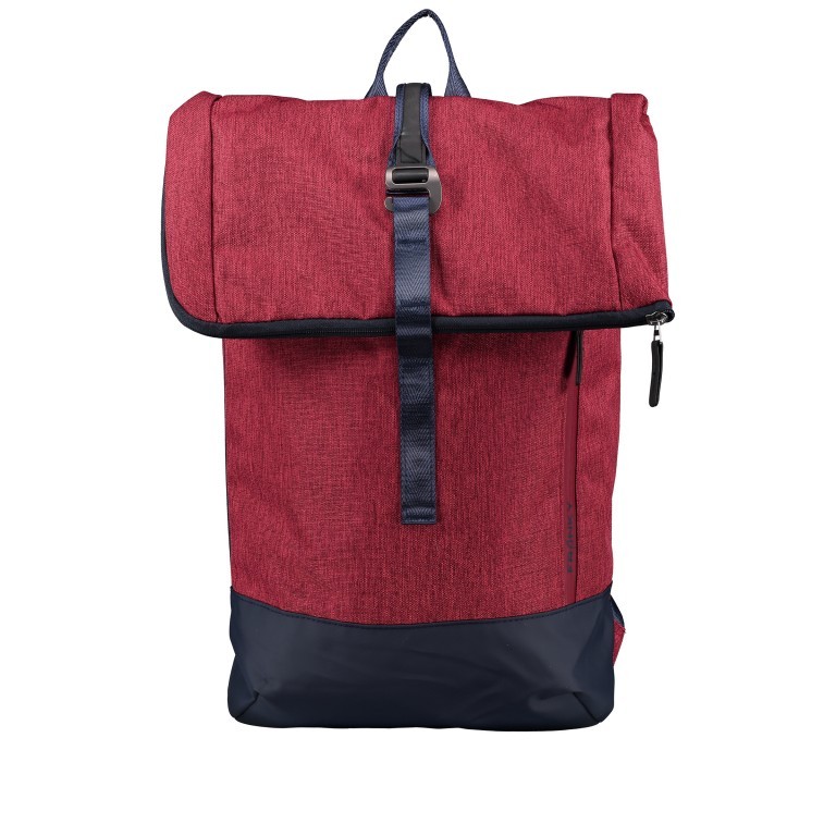 Rucksack RS53 Wine Blue, Farbe: rot/weinrot, Marke: Franky, EAN: 4251672746970, Abmessungen in cm: 28x50x11, Bild 1 von 9