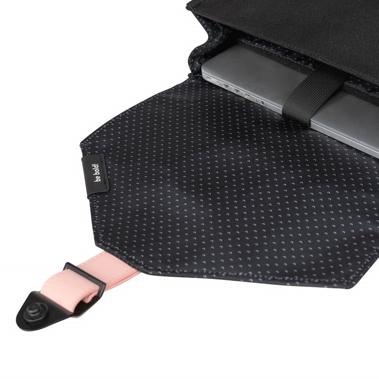 Rucksack AS02 mehrfarbig mit Laptopfach 15,6 Zoll Black Flamingo, Farbe: schwarz, Marke: Bold Banana, EAN: 8719874694810, Abmessungen in cm: 31x40x12, Bild 6 von 6
